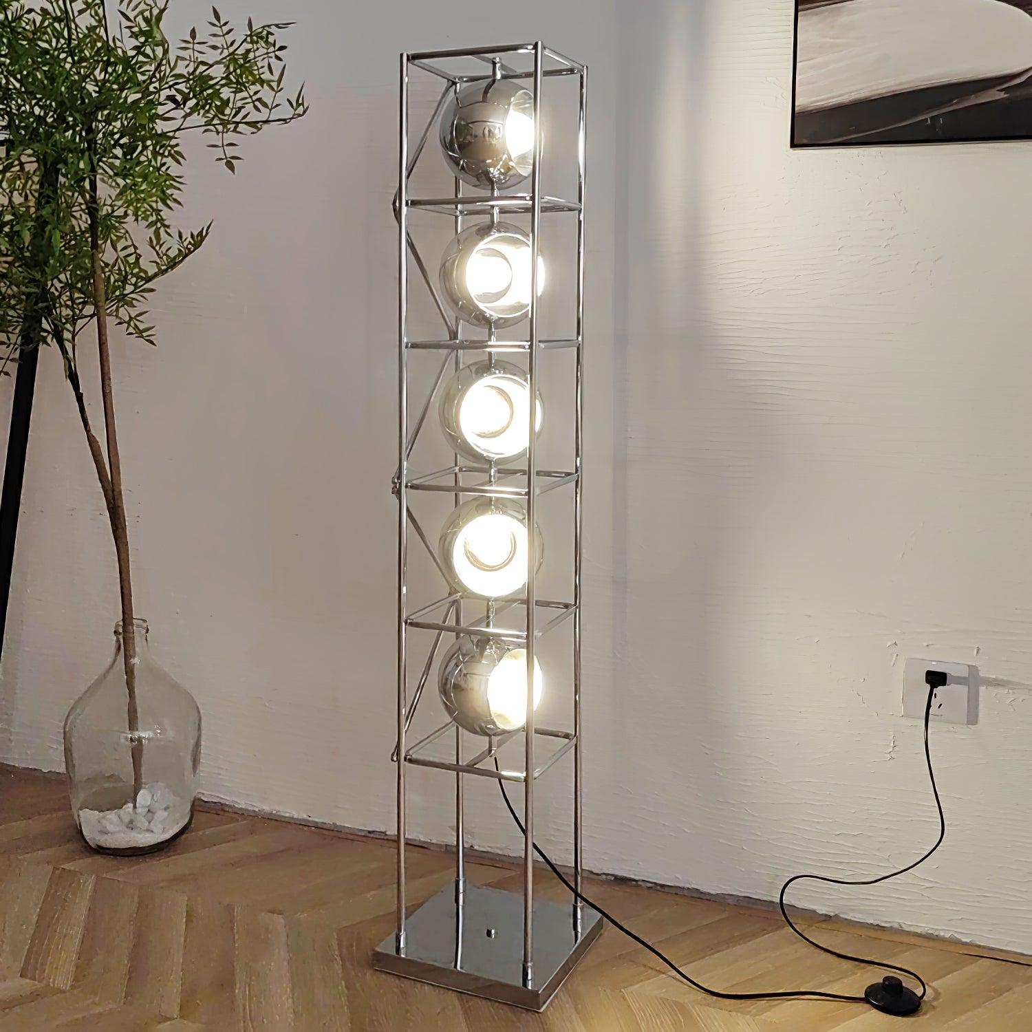 Tower of Spheres Floor Lamp