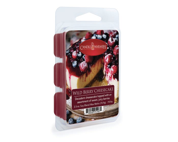 Candle Warmers Wildberry Cheesecake wax Melt， 2.5oz - 7976S