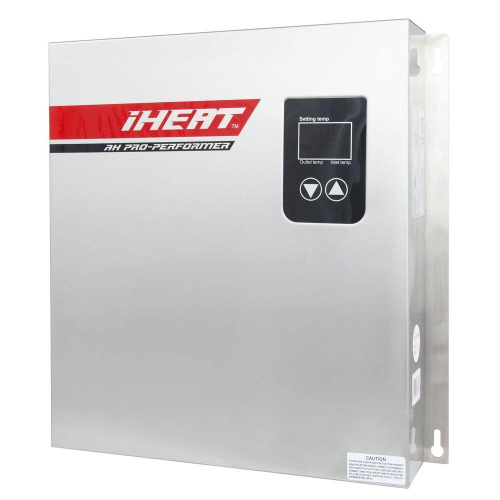 IHeat 24 kW Real-Time Modulating 4.6 GPM Electric Tankless Water Heater AHS24-D