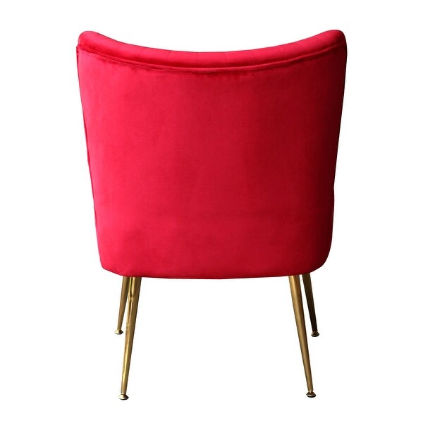 Haven Contemporary Velvet Upholstered Accent Chair