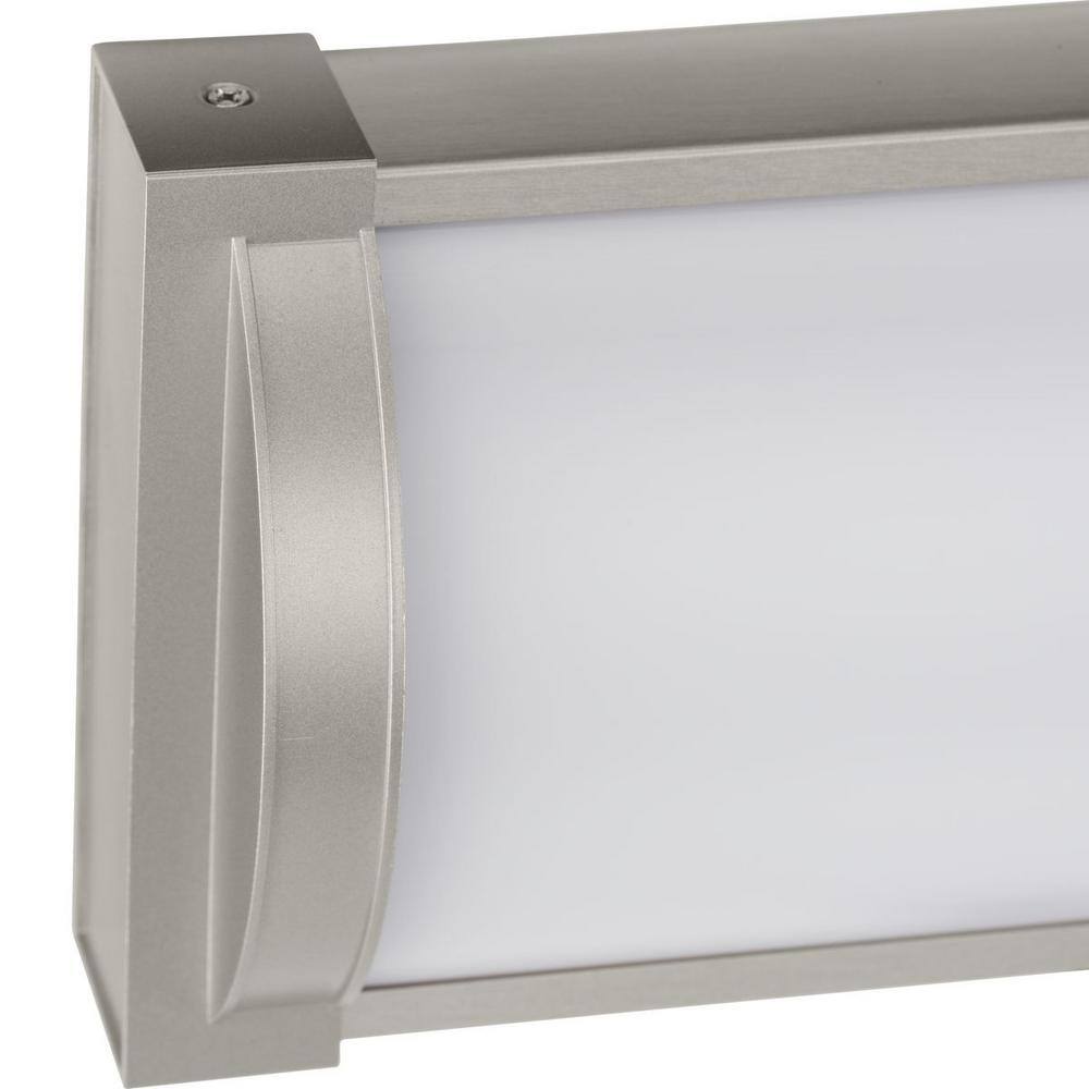 Progress Lighting Barril Collection 24 in. Brushed Nickel Medium Modern Integrated LED Linear Vanity 1-Light with Acrylic Diffuser P300408-009-30