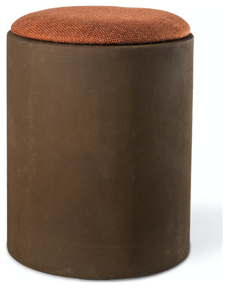 Brown Rusted Stool  Pols Potten Cap   Contemporary   Accent And Garden Stools   by Luxury Furnitures  Houzz