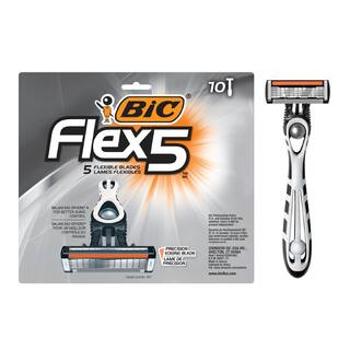 BIC Flex 5 Men's Disposable Shaver (10-Pack) S5FM10EC-AST