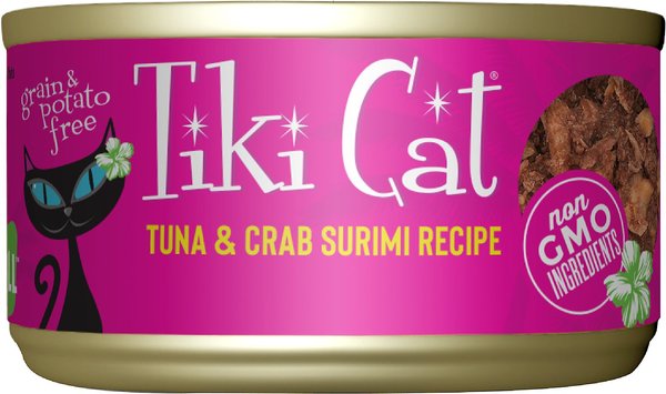 Tiki Cat Lanai Grill Tuna in Crab Surimi Grain-Free Canned Cat Food