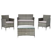 Safavieh Bandele Loveseat， Chair and Coffee Table 4-piece Set