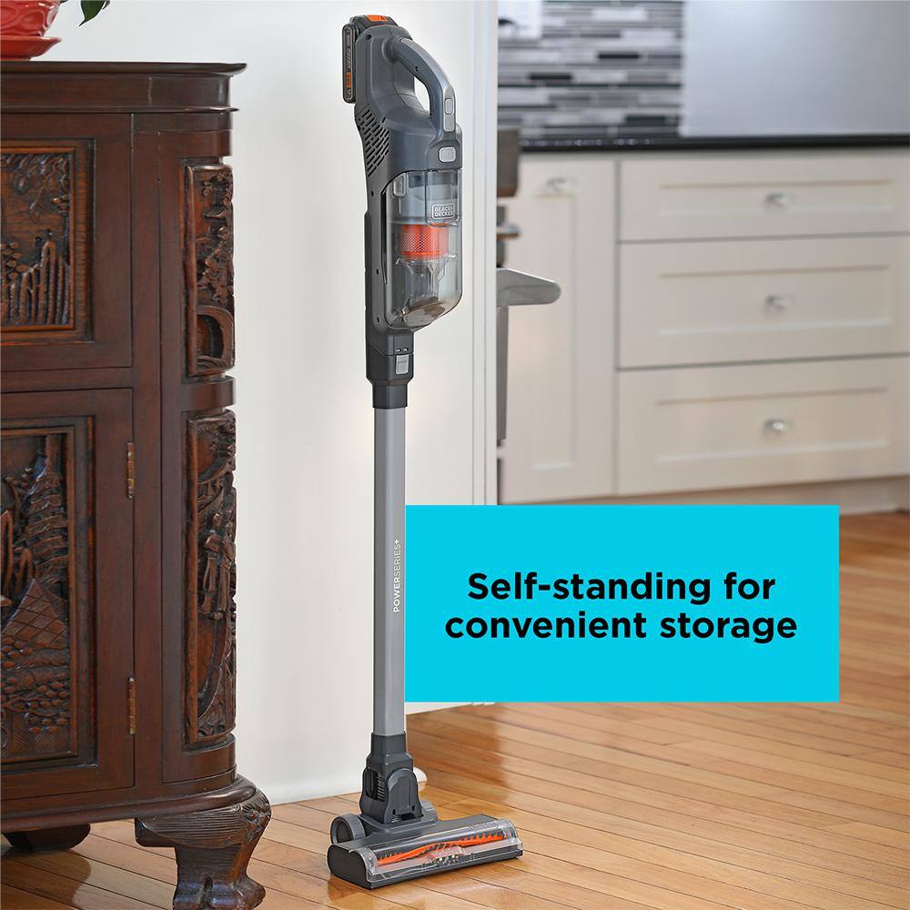 BLACK+DECKER POWESERIES+ 20-Volt MAX Lithium-Ion Cordless Bagless Stick Vacuum Cleaner BHFEA18D1