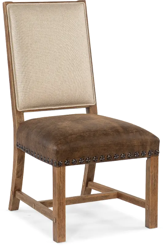 Big Sky Brown Leather Dining Room Chair