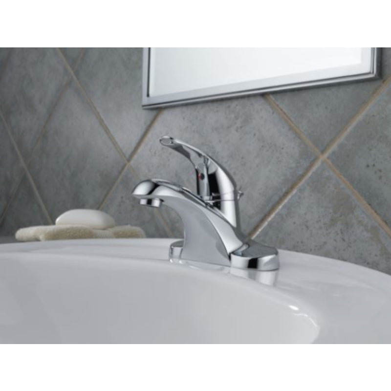 LAV FAUCET 1H CHRM W/PU