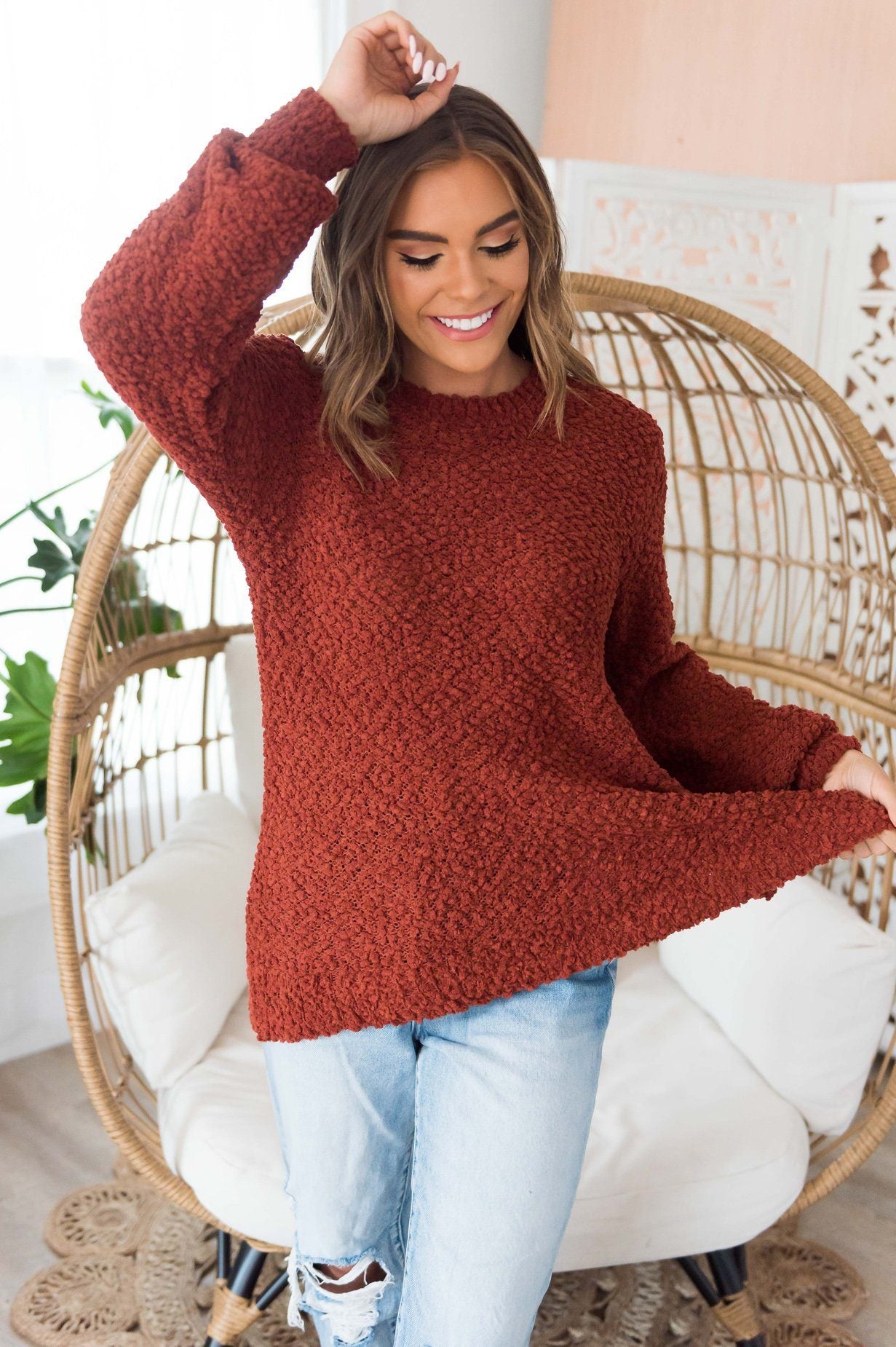 Afternoon Dreamer Modest Sweater