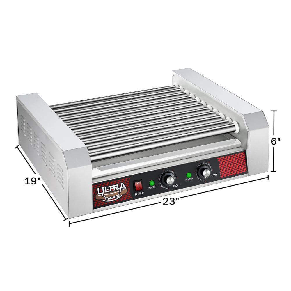 GREAT NORTHERN Commercial 1650Watts 30Hot Dog 11Roller Grilling Machine