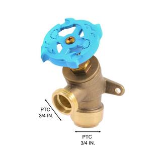 SharkBite 34 in. Push-to-Connect x MHT Brass Garden Valve with Drop Ear 24623LF