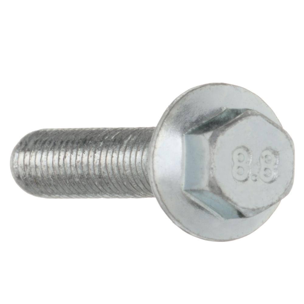 Everbilt M6-1.0x30mm Zinc Hex Head External Hex Drive Flange Bolt 2PC (29H) 862238