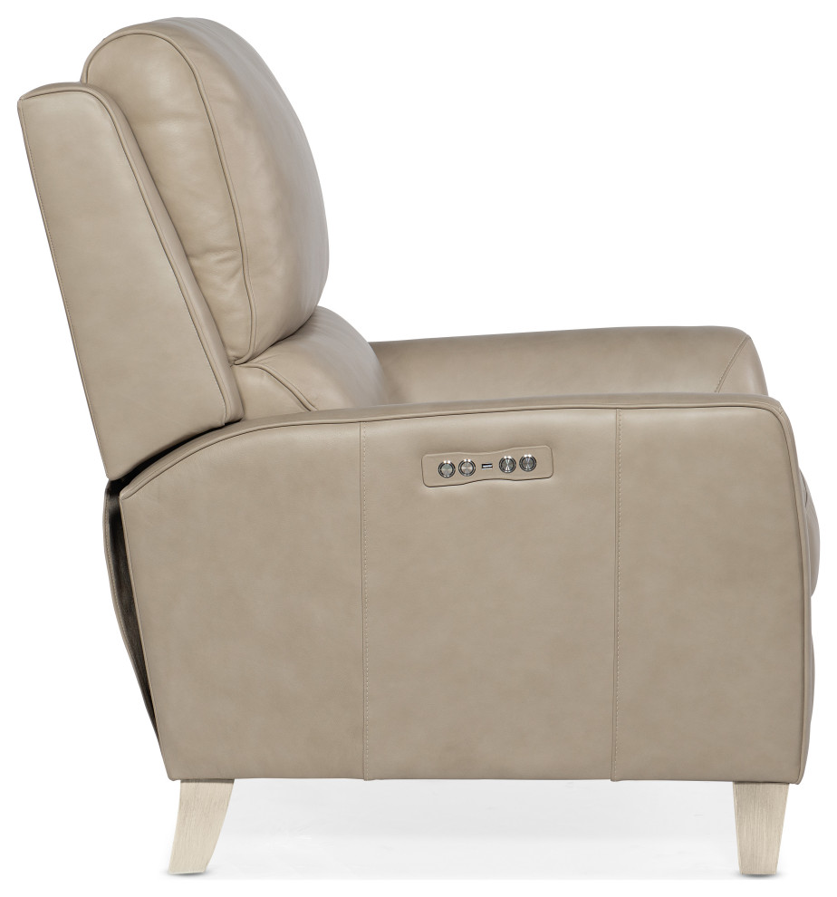 Dunes Power Recliner With Power Headrest   Transitional   Recliner Chairs   by Hooker Furniture  Houzz