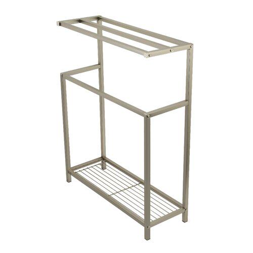 Kingston Brass SCC8361 Edenscape Freestanding Iron Towel Rack， Polished Chrome