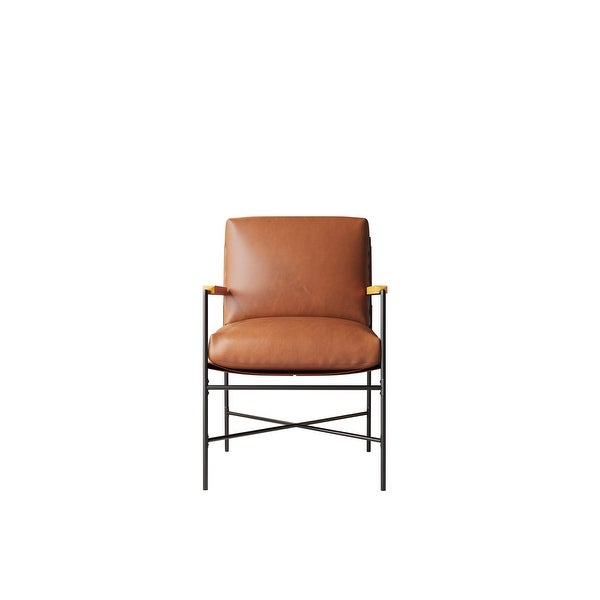 Accent Chair with Thick Padded Backrest and Seat Cushion