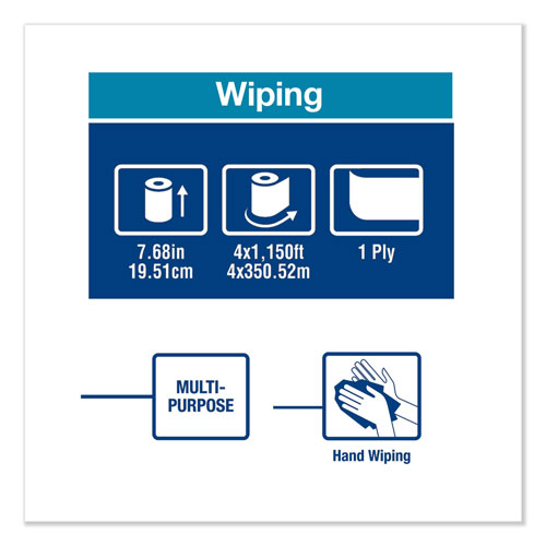 Essity Tork Basic Paper Wiper Roll Towel | 7.68