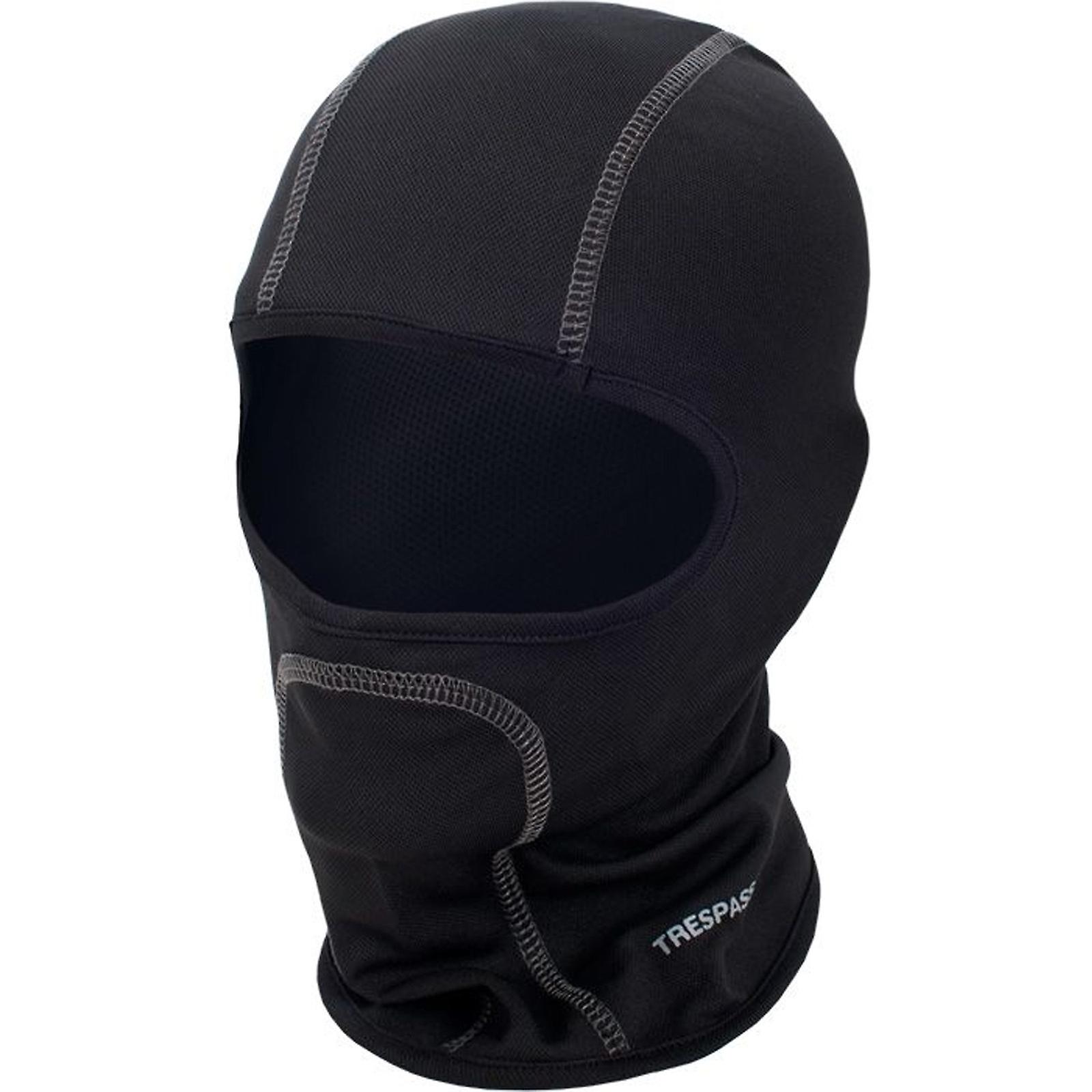 Trespass Adults Moulder Lightweight Outdoors Skiing Hiking Balaclava - Black