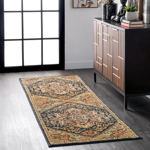 Nuloom Global Medallion Tabetha Area Rug