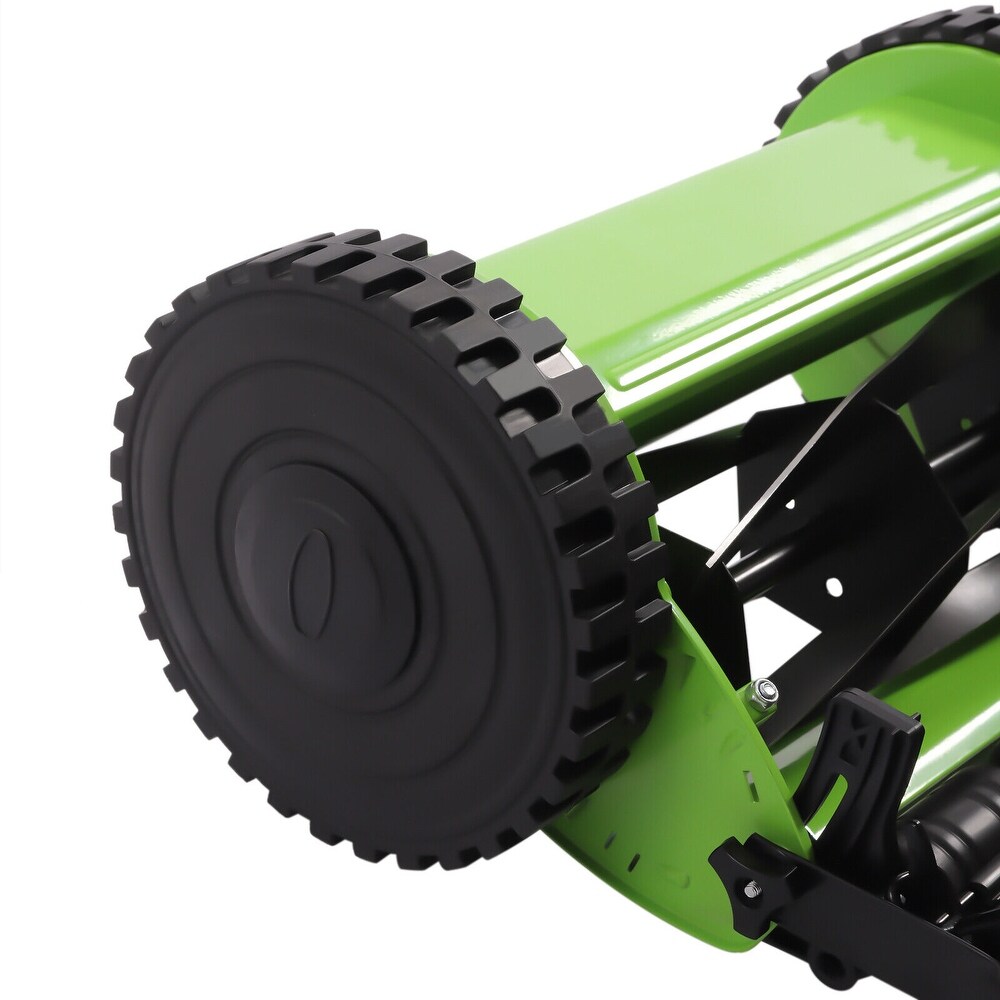 12 Inch 5 Blade Push Reel Manual Lawn Mower