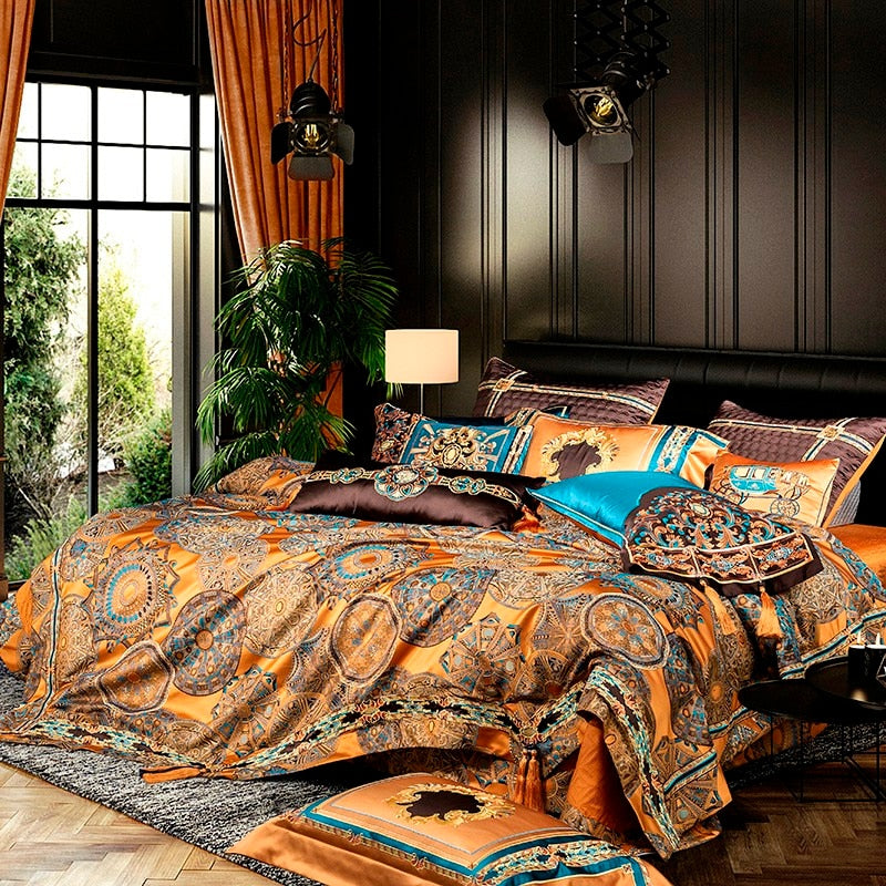 Smaddy Vintage Silk Bedding Set