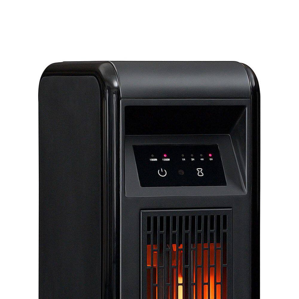 Twin Star Home Duraflame 23.01 in. 1500-Watt Electric Infrared Quartz Tower Heater with Remote 5HM9100-O560