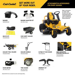 Cub Cadet Ultima ZTS1 50 in. Fabricated Deck 23HP V-Twin Kohler 7000 Series Engine Dual Hydro Drive Gas Zero Turn Riding Mower ZTS1-50