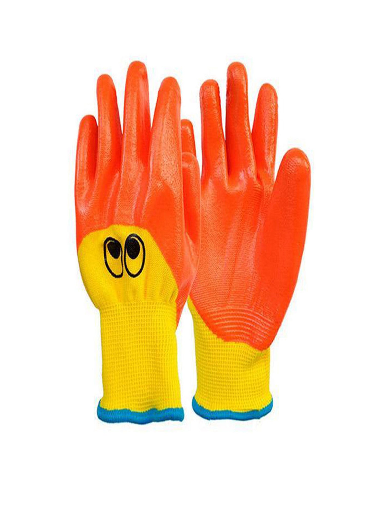 Spring hue Children Gardening Safety Gloves, Waterproof Non-slip Handwork Gloves