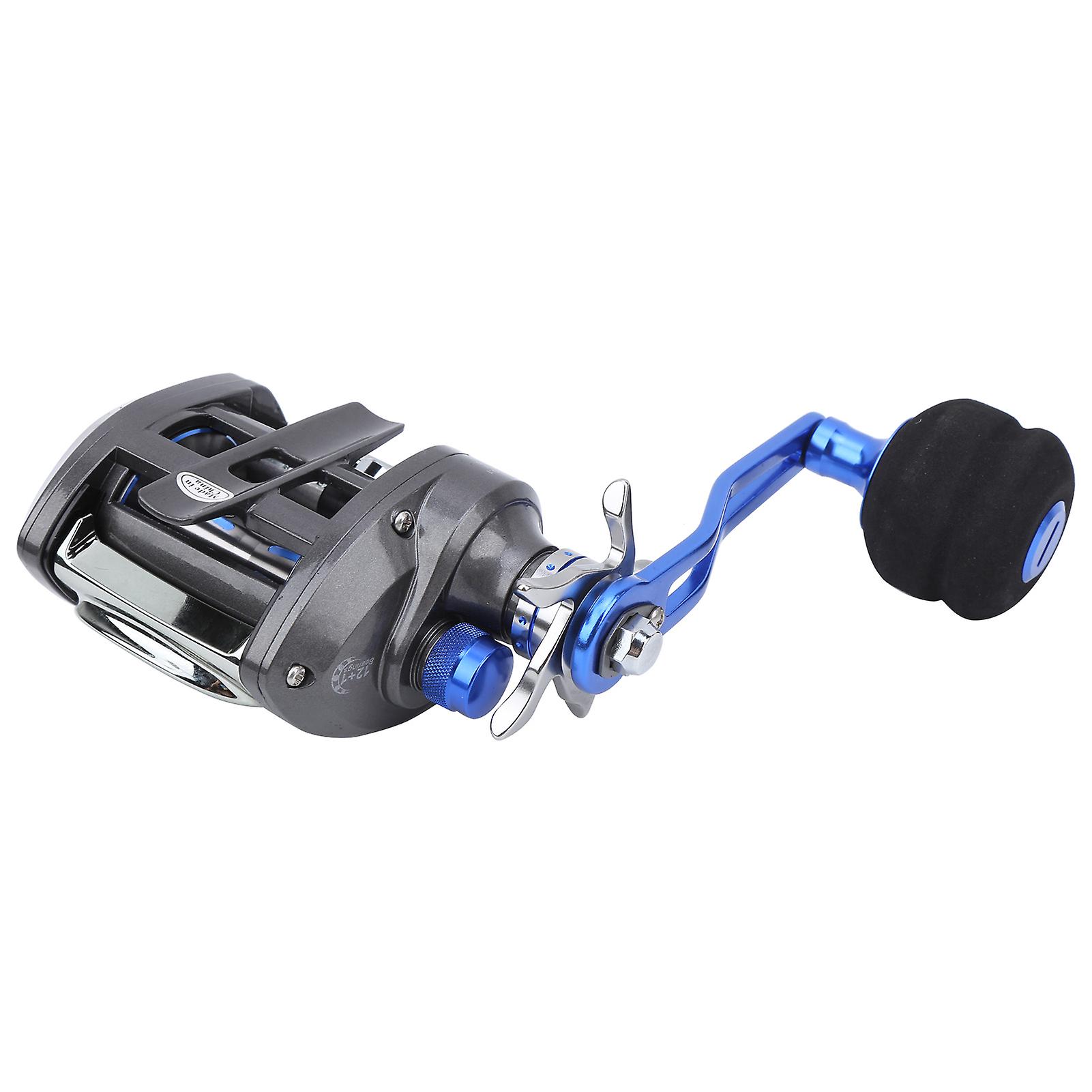 Tf500 Sea Fishing Broad Body Lowprofile Reel Braking Force Fishing Left Hand Reel No Line