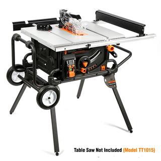 WEN 31 in. x 41 in. Rolling Mobile Table Saw Stand for 10 in. Industrial Benchtop Jobsite Table Saws TT1088