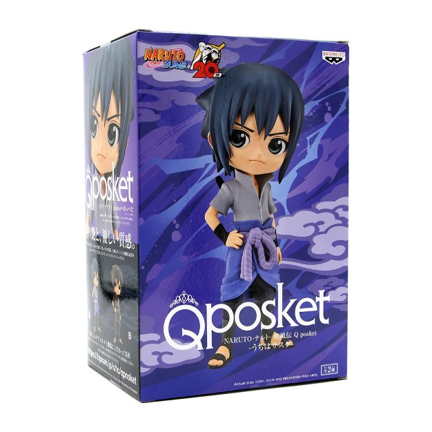 Banpresto Naruto Shippuden Q posket Figure Uchiha Sasuke Ver a