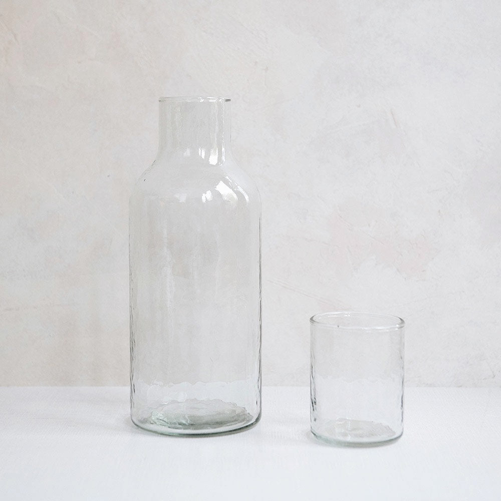 Handblown Glass Carafe Set