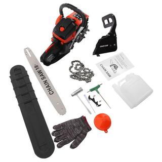 YIYIBYUS 18 in. 58 cc 2-Stroke Gas Chainsaw Handheld Gas Powered Chainsaw BI-MLPQ-2328