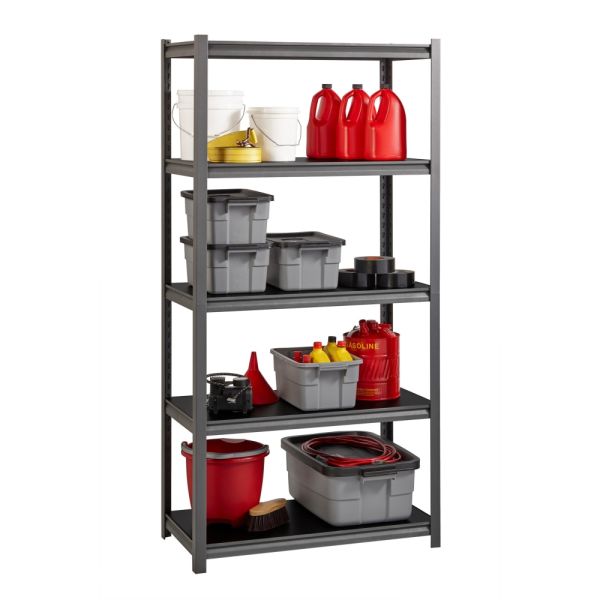 Lorell 3，200 lb Capacity Riveted Steel Shelving