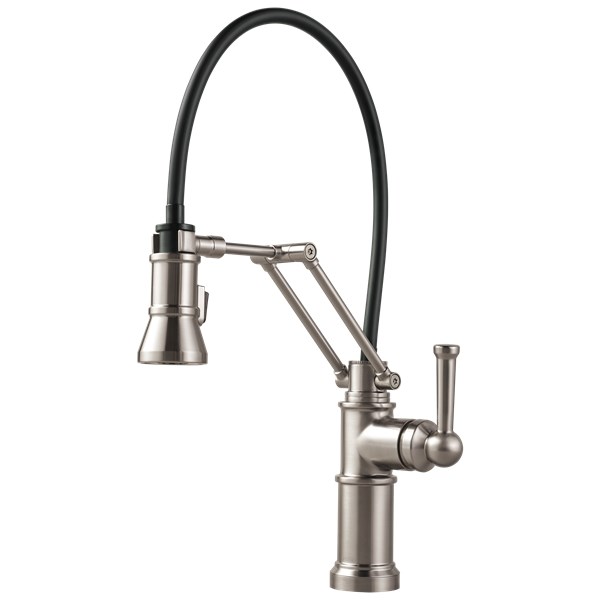 Artesso Single Handle Articulating Kitchen Faucet - Stainless Steel