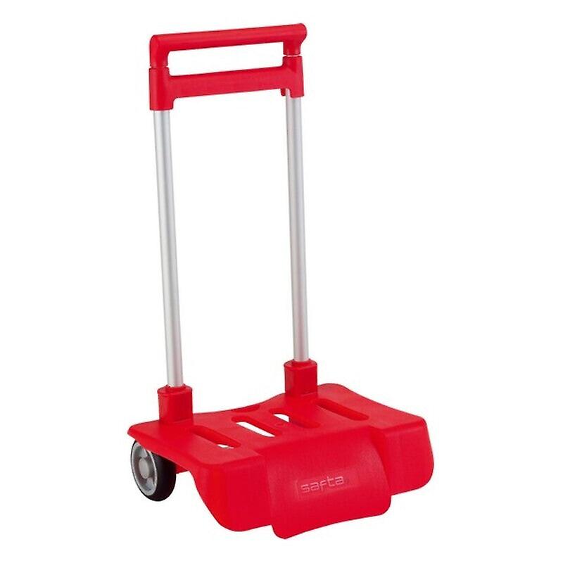 Folding backpack trolley safta red awo52834