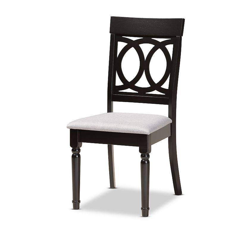 Baxton Studio Lucie Dining Table and Chair 6-piece Set