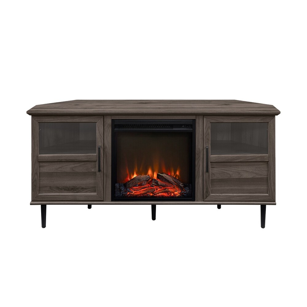 Middlebrook Modern Corner Fireplace TV Stand