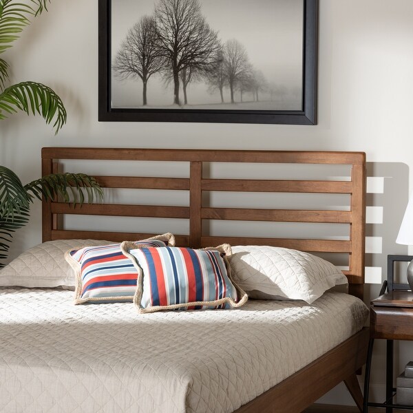 Akemi Modern and Contemporary Wood Headboard - - 33123260