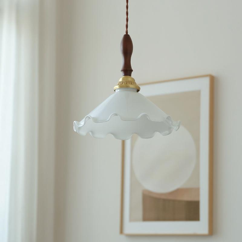 Milky Flower Pendant Light