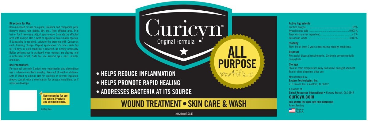 Curicyn All-Purpose Original Formula Farm Animal and Horse Wound Treatment