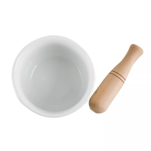 24 Ounce Porcelain Mortar and Pestle Set