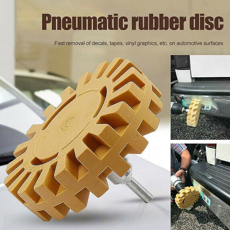 4 Inch Pneumatic Degumming Wheel Rubber Grinding Tire Polishing Wheel Tool