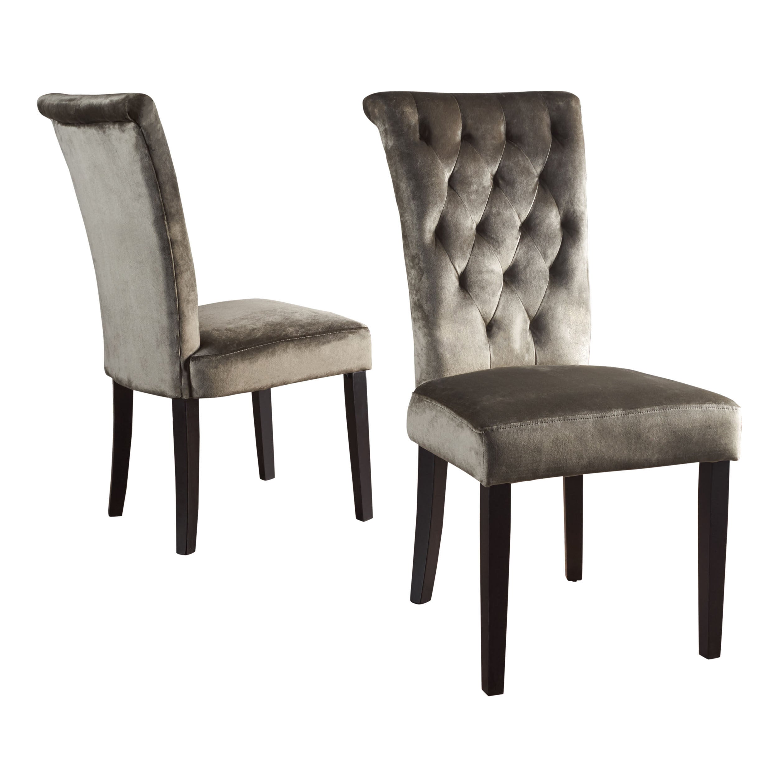 Venus Tufted New Velvet Dining Chair - Set of 2