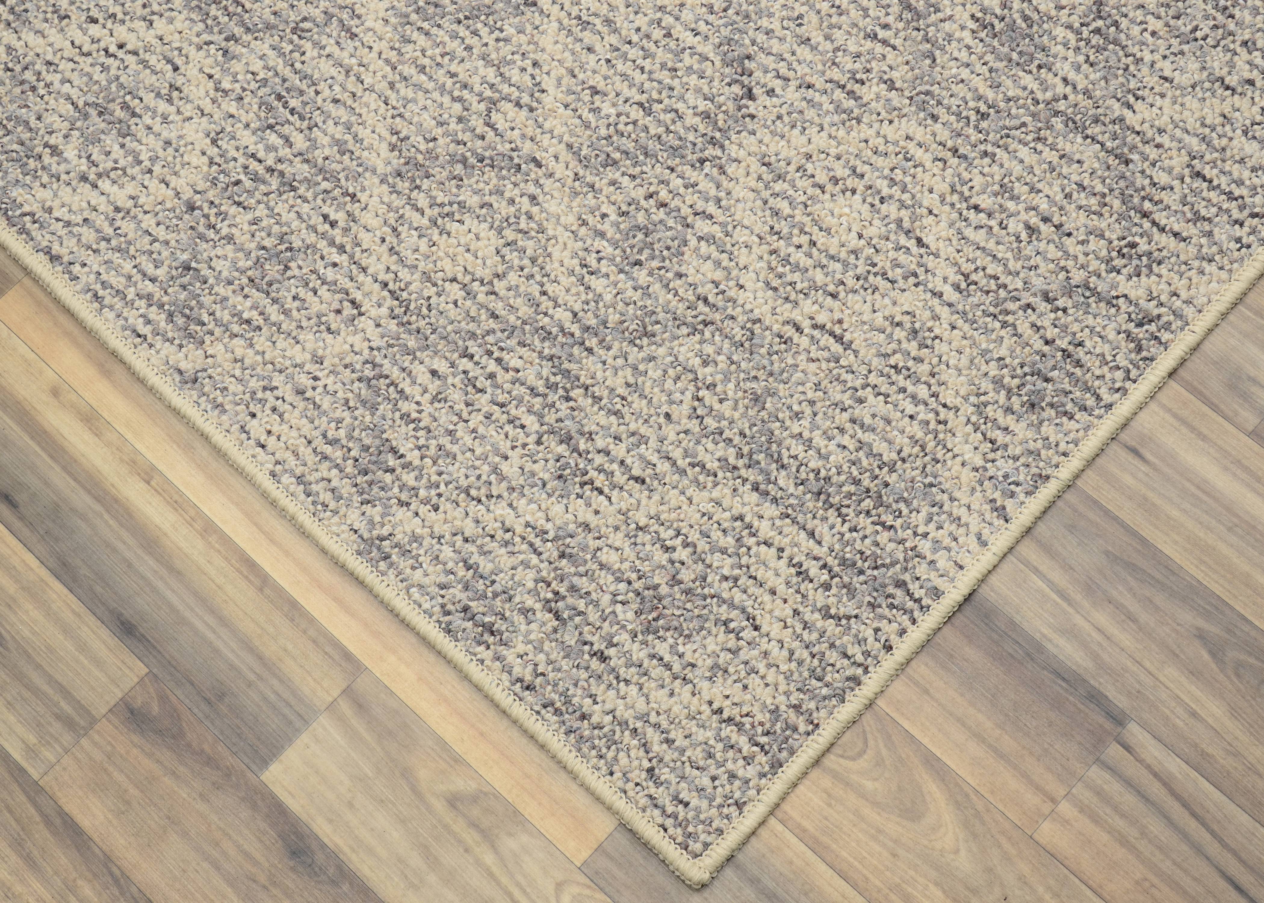 Garland Rug Classic Berber Area Rug 3 Piece Set (4 ft. 11 in x 7 ft., 3'x4', 2' x 5') Earth Tone