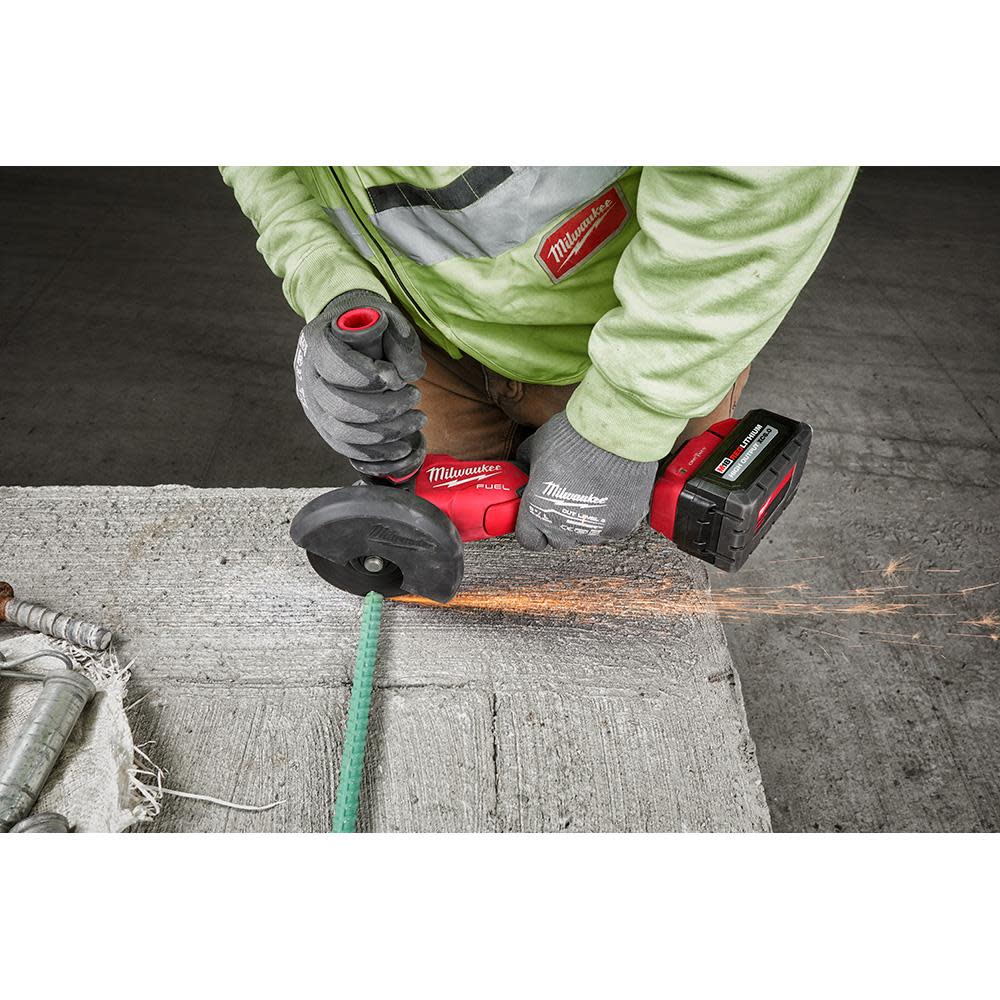 Milwaukee M18 FUEL 4 1/2 / 5 Braking Grinder with ONE KEY Paddle Switch No Lock Bare Tool ;