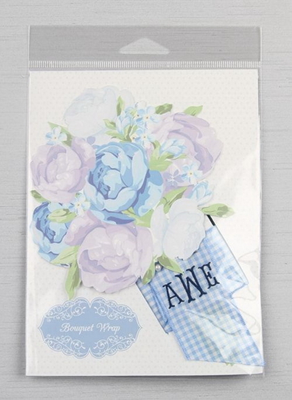 Ivy Lane Design Gingham Bouquet Wrap with Tails