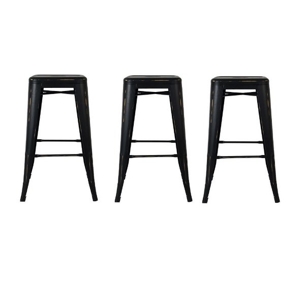 Metal Stool Antique (Set of 3) - 26