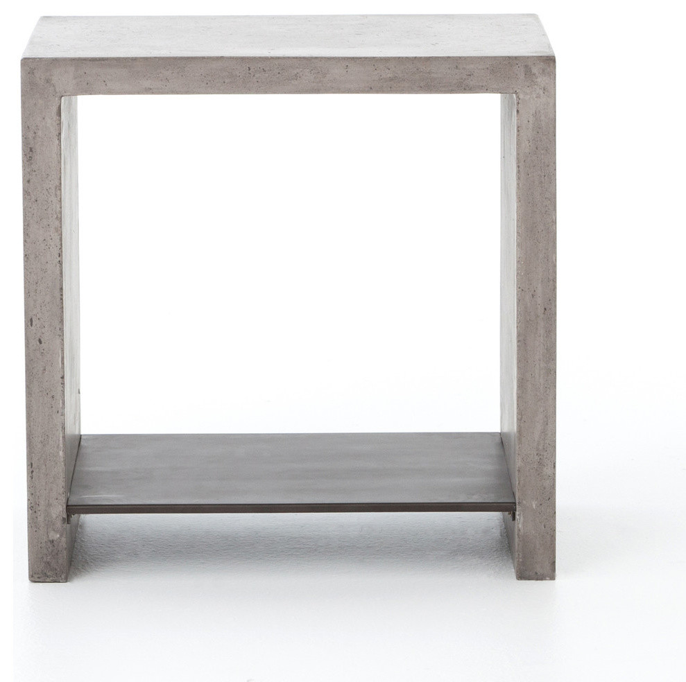 Everett Hugo End Table   Industrial   Side Tables And End Tables   by The Khazana Home Austin Furniture Store  Houzz