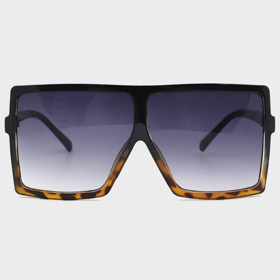 Sexy Street Gradual Change Leopard Patchwork Sunglasses