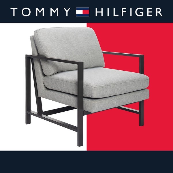 Tommy Hilfiger Russell Metal Frame Accent Chair